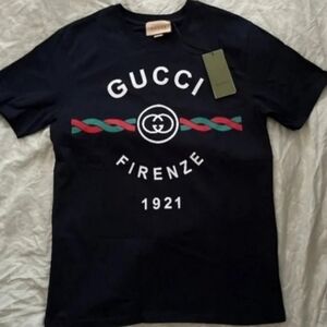 Authentic Gucci Men's Black Graphic Tee Men's 2x Fits Like A Loose XL